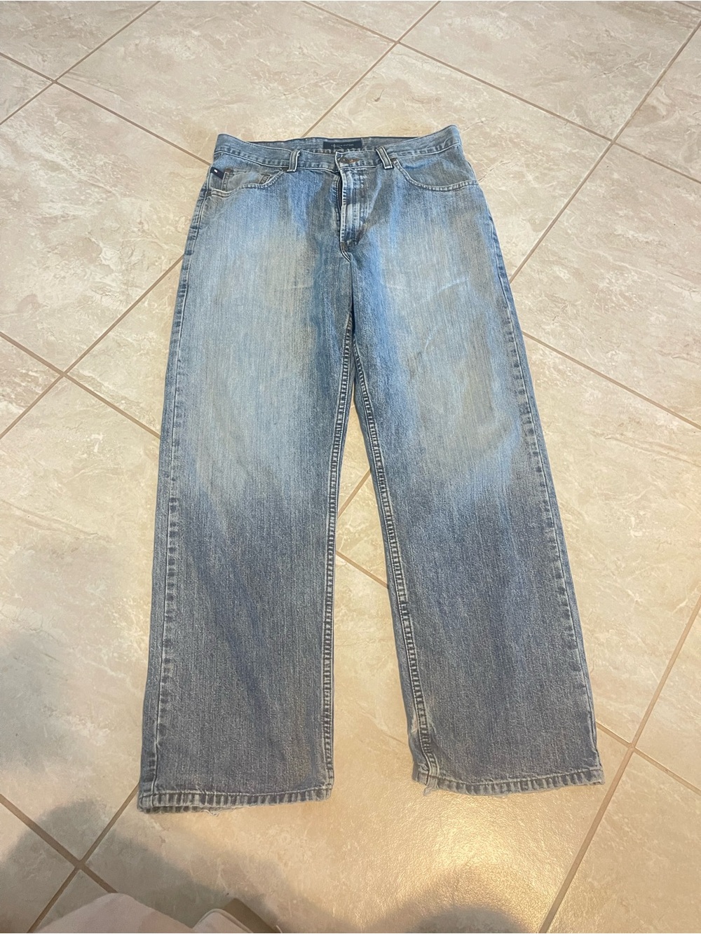 Tommy Hilfiger Light Blue Straight-Leg Men's Jeans